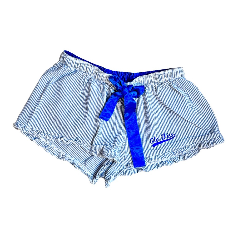 BOXERCRAFT Ole Miss seersucker PJ lounge shorts sleep shorts women’s:size xl L